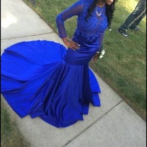 Royal Blue Dress